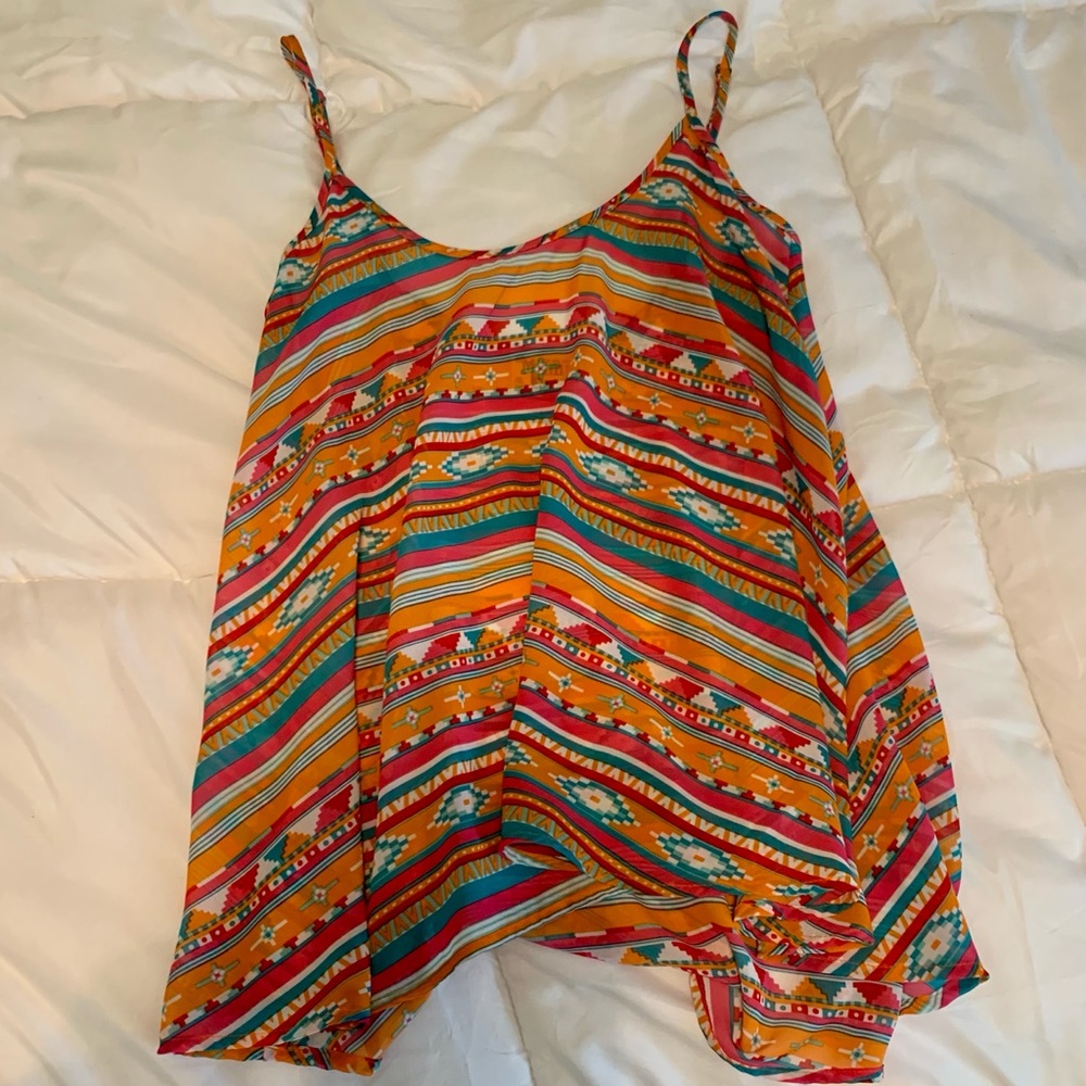 Show Me Your MuMu Aztec Trapeze Top
